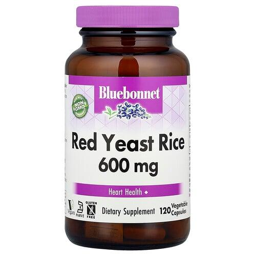 블루보넷 뉴트리션 Bluebonnet Nutrition, 홍국, 600mg, 베지 캡슐 120정