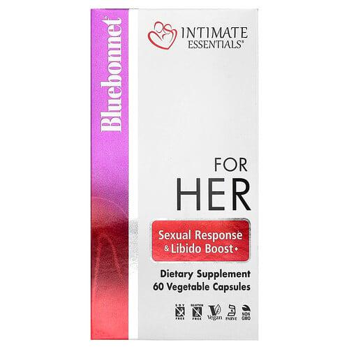 블루보넷 뉴트리션 Bluebonnet Nutrition, Intimate Essentials, 포 허, 베지 캡슐 60정