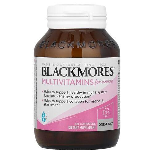 블랙모어스 Blackmores, 여성용 종합비타민, 캡슐 60정