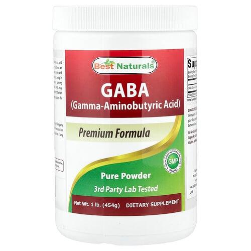 베스트 내추럴스 Best Naturals, GABA, 454g(1lbs)