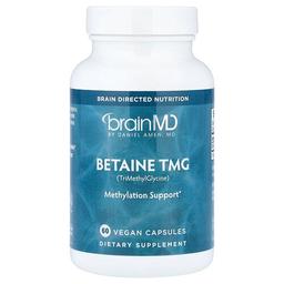 브레인MD BrainMD, 베타인 TMG, 베지 캡슐 60정(캡슐 1정당 500mg)