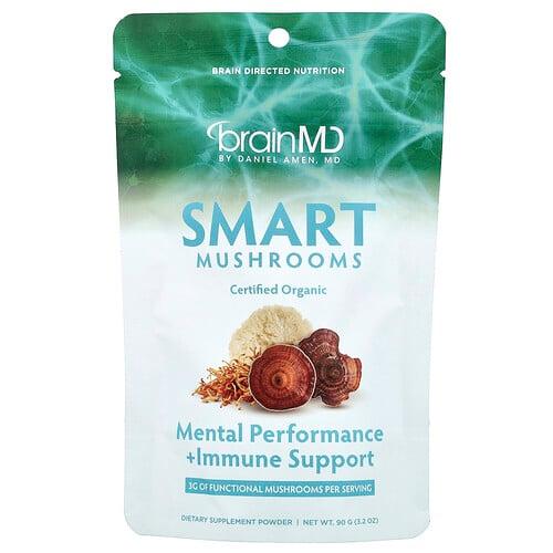 브레인MD BrainMD, 스마트 버섯, 90g(3.2oz)