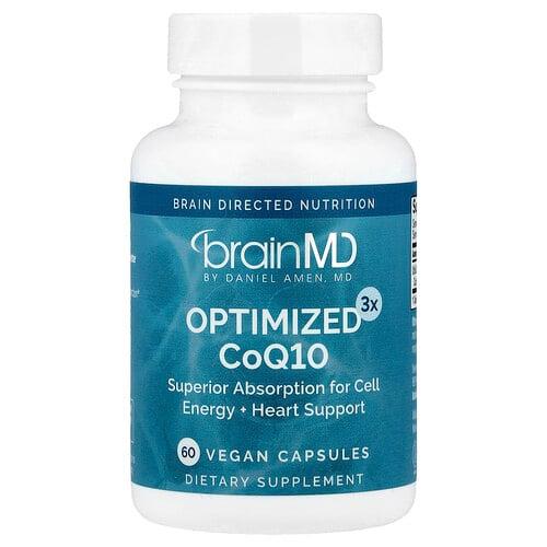 브레인MD BrainMD, Optimized3x CoQ10, 베지 캡슐 60정 상품 이미지