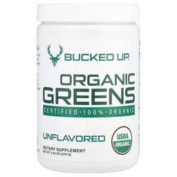 버크 업 Bucked Up, 유기농 녹색 채소, 무맛, 270g(9.52oz)