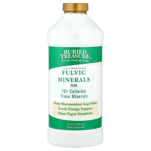 버리드 트레져 Buried Treasure, Fulvic Minerals, Pure, 990ml(33fl oz)