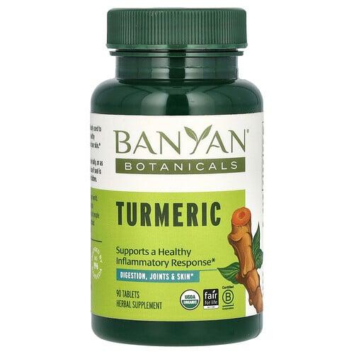 Banyan Botanicals, 강황, 90정(1정당 500mg)