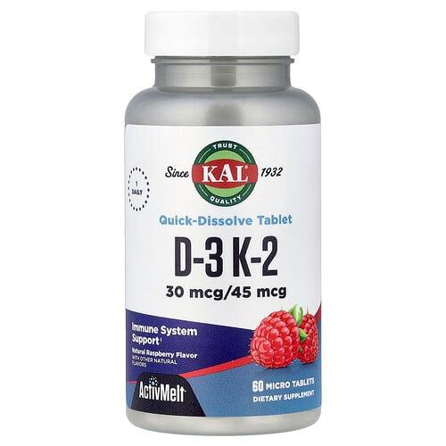 KAL, D-3, K-2, 라즈베리, 마이크로 정제 60정
