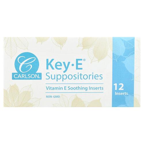 칼슨 Carlson, Key-E® 좌약, 12개입 상품 이미지