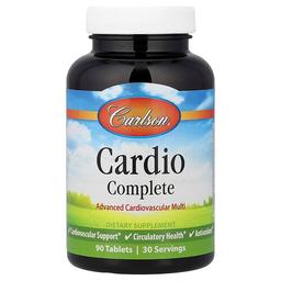 칼슨 Carlson, Cardio Complete, 어드밴스드 심혈관계 종합비타민, 90정