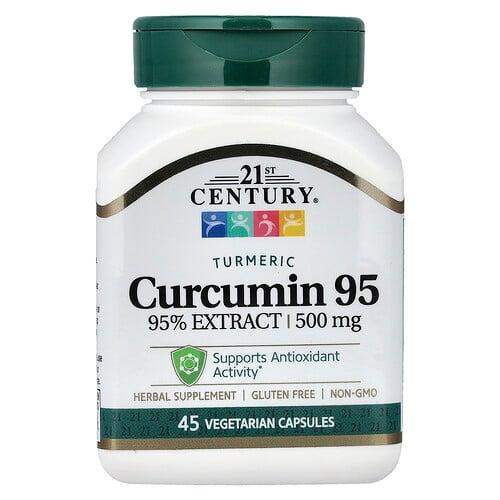 21 센츄리 21st Century, 커큐민 95, 500mg, 베지 캡슐 45정 상품 이미지