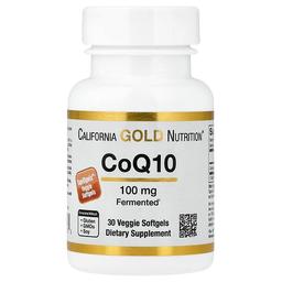 캘리포니아 골드 뉴트리션 California Gold Nutrition, CoQ10, 100mg, 베지 소프트젤 30정
