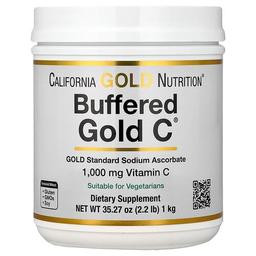 캘리포니아 골드 뉴트리션 California Gold Nutrition, Buffered Gold C®, 비산성 비타민C 분말, 아스코르브산 나트륨, 1kg(2.2lb)