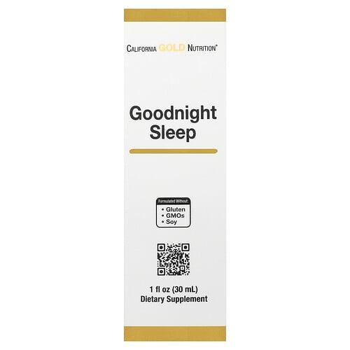 캘리포니아 골드 뉴트리션 California Gold Nutrition, 굿나잇 슬립, 신선한 밀키오트씨 세인트존스워트, 골무꽃, 시계꽃 허브 함유, 30ml(1fl oz)