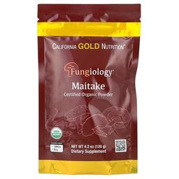 캘리포니아 골드 뉴트리션 California Gold Nutrition, Fungiology®, 유기농 인증 잎새버섯 분말, 120g(4.2oz)