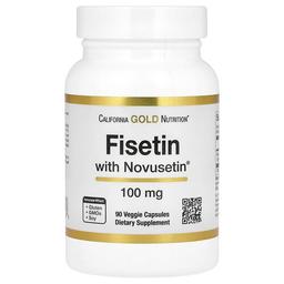 캘리포니아 골드 뉴트리션 California Gold Nutrition, Novusetin 함유 피세틴, 100mg, 베지 캡슐 90정
