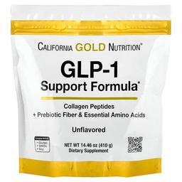 캘리포니아 골드 뉴트리션 California Gold Nutrition, GLP-1 지원 포뮬라, 콜라겐 펩타이드, 프리바이오틱 섬유소 및 필수 아미노산 함유, 무맛, 410g(14.46oz)