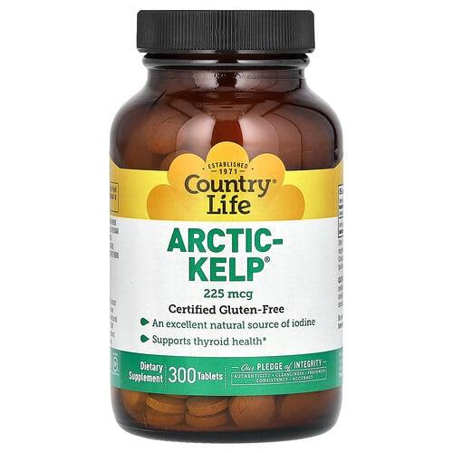 컨츄리 라이프 Country Life, Arctic-Kelp, 225mcg, 300정