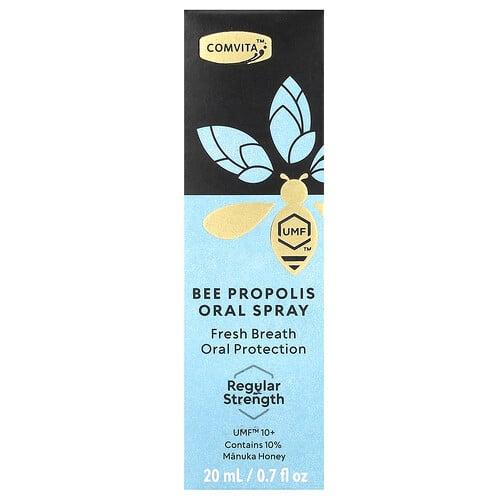 Comvita, 꿀벌 프로폴리스 구강 스프레이, 레귤러 스트렝스, UMF 10+, 20ml(0.7fl oz)