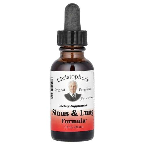 크리스토퍼 오리지날 포뮬라 Christopher's Original Formulas, 부비강 및 폐 포뮬라, 30ml(1fl oz)