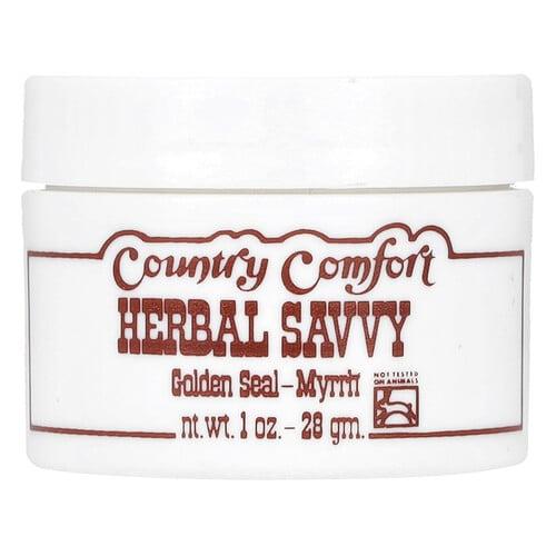 컨트리 컴포트 Country Comfort, 허벌 세비, 골든 씰-몰약, 28g(1oz)