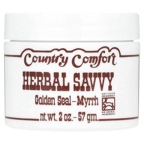 컨트리 컴포트 Country Comfort, 허브 새비, 골든 씰-몰약, 57g(2oz)