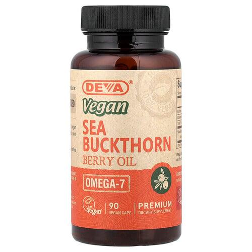 데바 Deva, 비건산자나무 베리오일, 베지 캡슐 90정(캡슐 1정당 500mg)