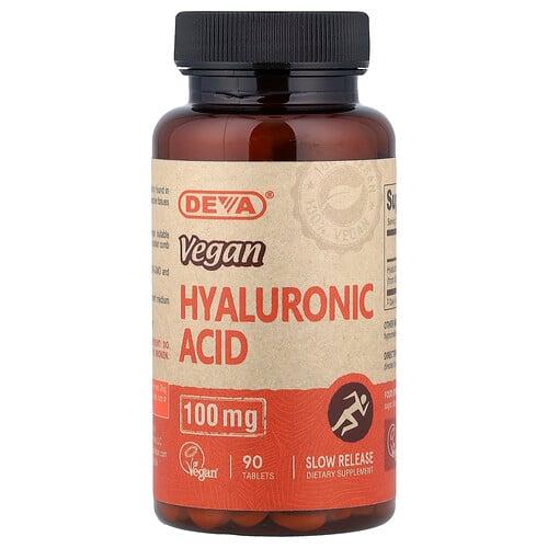 데바 Deva, 비건 히알루론산, 100mg, 90정