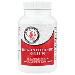 Dairyland Ginseng, 시베리아 가시오갈피 인삼, 500mg, 캡슐 150정