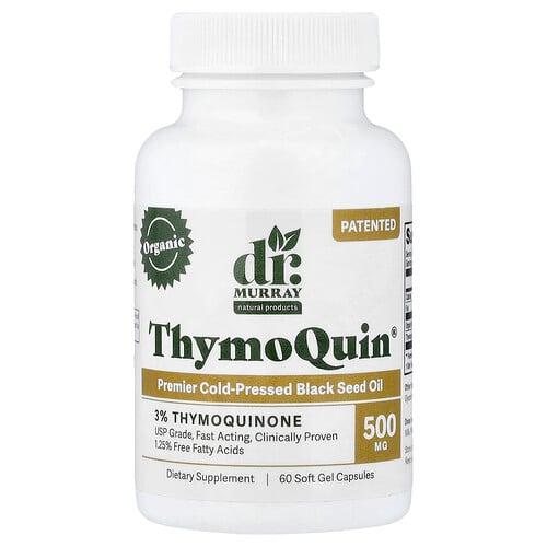Dr. Murray's, ThymoQuin®, 500mg, 소프트젤 캡슐 60정