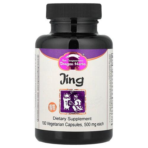 드래곤 허브 Dragon Herbs, Jing, 베지 캡슐 100정