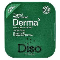 Diso, Derma, 트로피컬 수박, 구강 스트립 30개