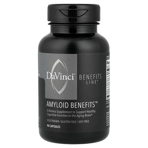다빈치 래보래토리즈 DaVinci Laboratories, Benefits Line™, Amyloid Benefits™, 캡슐 90정