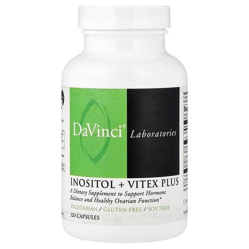 다빈치 래보래토리즈 DaVinci Laboratories, 이노시톨 + 바이텍스 플러스, 캡슐 120정