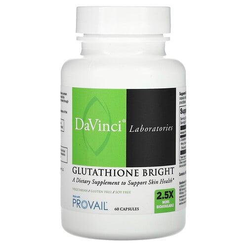 다빈치 래보래토리즈 DaVinci Laboratories, 글루타치온 브라이트, 200mg, 캡슐 60정