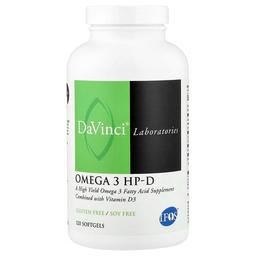 다빈치 래보래토리즈 DaVinci Laboratories, 오메가3 HP-D, 소프트젤 120정