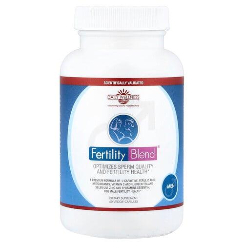 데일리 웰니스 컴퍼니 Daily Wellness Company, 남성용 Fertility Blend®, 베지 캡슐 60정