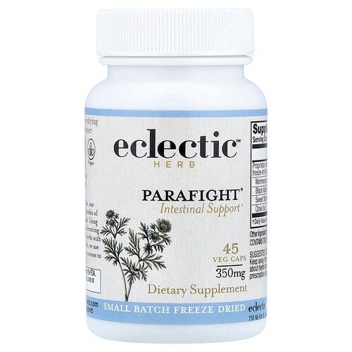 이클레틱 인스티튜트 Eclectic Herb, 동결 건조, 파라파이트, 350mg, 베지 캡슐 45정