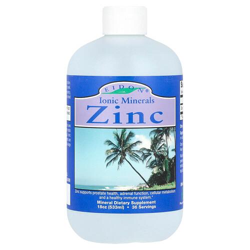 에이돈 미네랄 서플리먼츠 Eidon Ionic Minerals, 아연, 533ml(18oz)(1회 제공량당 7.5mg) 상품 이미지