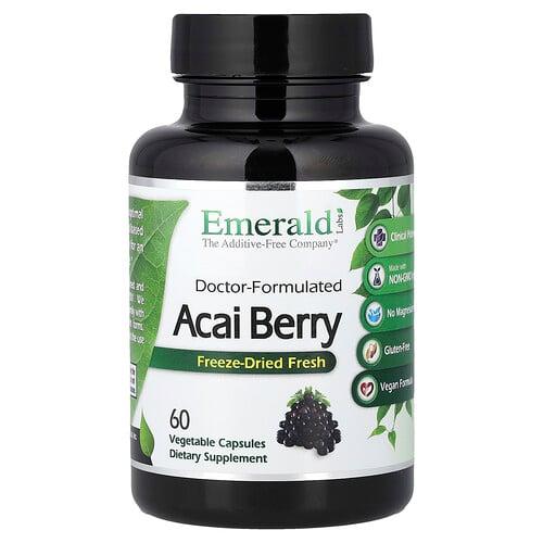 에메랄드 래보래토리즈 Emerald Laboratories, 아사이 베리, 베지 캡슐 60정(캡슐 1정당 500mg) 상품 이미지