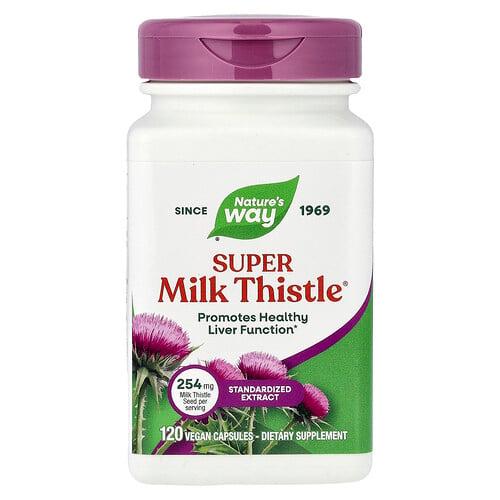 네이쳐스 웨이 Nature's Way, Super Milk Thistle®, 베지 캡슐 120정