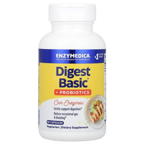 엔자이메디카 Enzymedica, Digest Basic® + 프로바이오틱, 캡슐 90정 상품 이미지