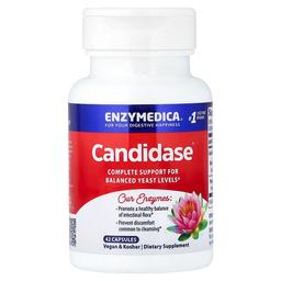 엔자이메디카 Enzymedica, Candidase, 캡슐 42정