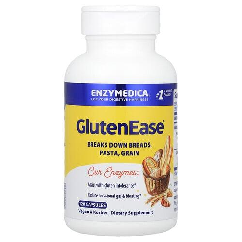 엔자이메디카 Enzymedica, GlutenEase®, 캡슐 120정