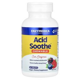 엔자이메디카 Enzymedica, Acid Soothe® 츄어블, 베리, 60정