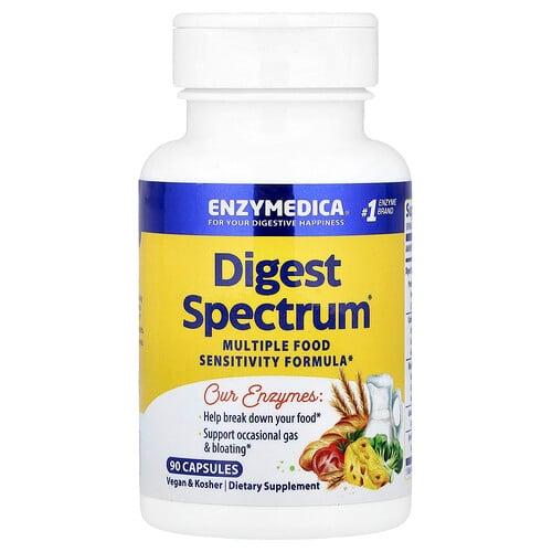 엔자이메디카 Enzymedica, Digest Spectrum®, 캡슐 90정