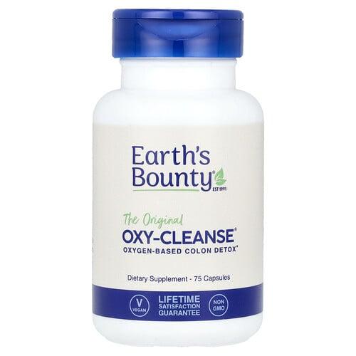 얼스 바운티 Earth's Bounty, Origianl Oxy-Cleanse®, 산소 기반 대장 디톡스, 캡슐 75정