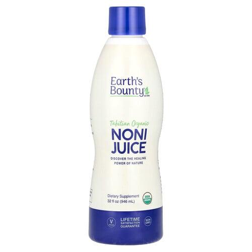 얼스 바운티 Earth's Bounty, 타히티산 유기농 노니즙, 946ml(32fl oz)