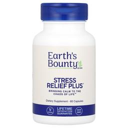 얼스 바운티 Earth's Bounty, Stress Relief Plus®, 캡슐 60정