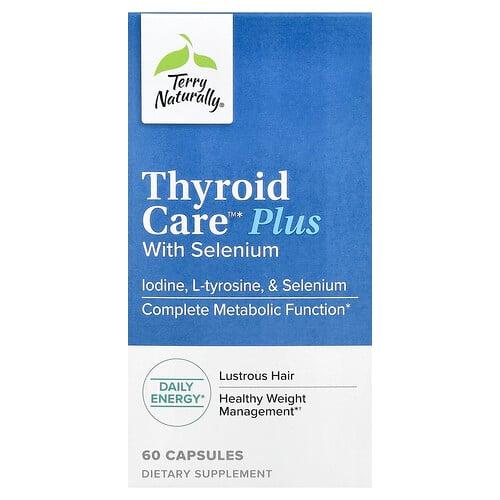 테리 내추럴리 Terry Naturally, 셀레늄 함유 Thyroid Care™ 플러스, 캡슐 60정 상품 이미지