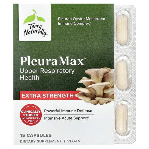 테리 내추럴리 Terry Naturally, PluraMax™, 상기도 건강, 캡슐 15정